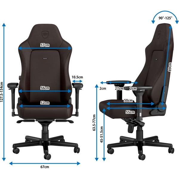 noblechairs ゲーミングチェア オフィスチェア HERO JAVA EDITION 