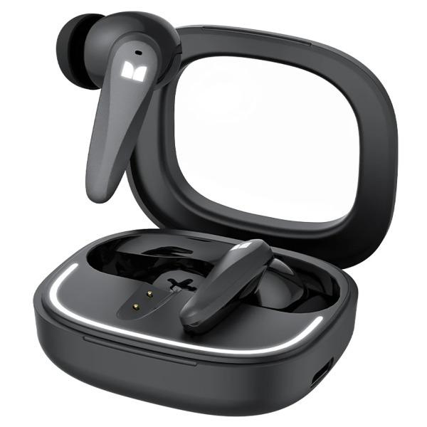 Bluetoothワイヤレスイヤホン Monster N-Lite 320 ブラック MH22293(BK) 完全ワイヤレスイヤホン