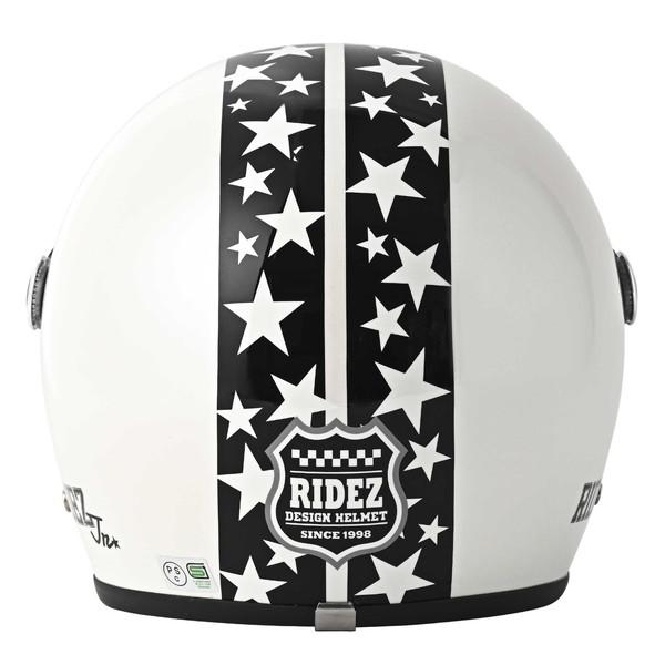 RIDEZ RIDEZ Jr STAR PEARL WHITE (53-54cm) 子ども用バイクヘルメット