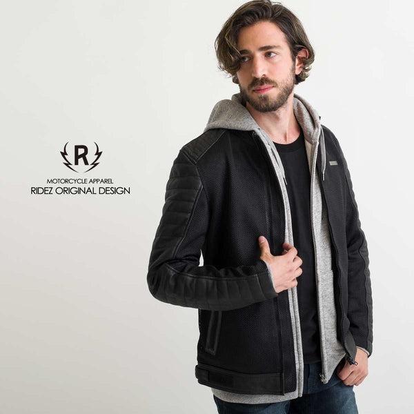 RIDEZ RIDEZ RLSJ1301 BRIDGE MESH JACKET BK 2XL ジャケット : XPRICE