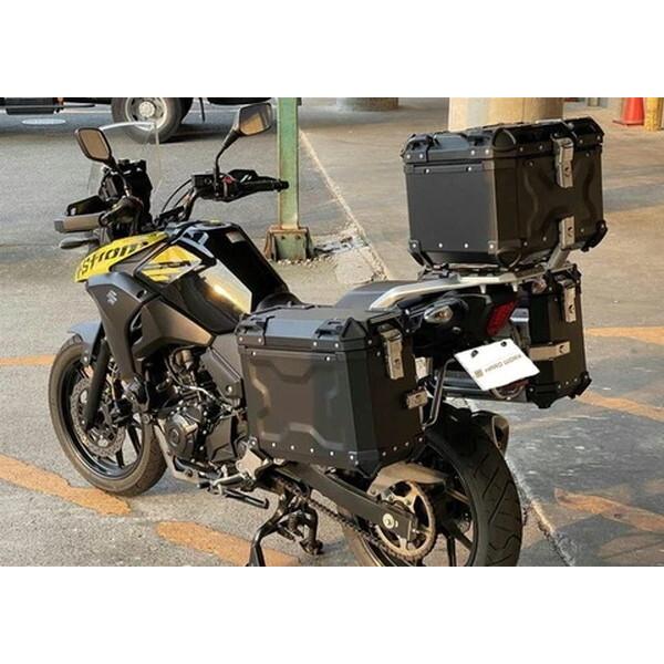 RIDEZ RIDEZ HXS38 SV HARD WORX パニアケース SILVER 38L 左右SET