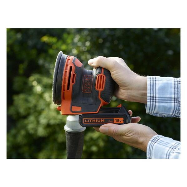 ブラック・アンド・デッカー（BLACK＆DECKER） BDCROS18B 18V コードレスランダムオービットサンダー(本体のみ)｜aprice｜07