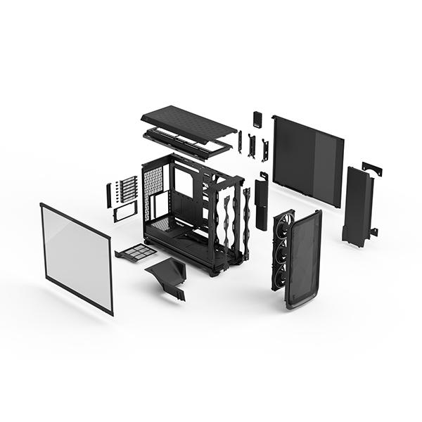 Fractal Design FD-C-MES3X-03 Meshify 3 XL Ambience Pro RGB Black TG Light Tint フルタワー型PCケース_11