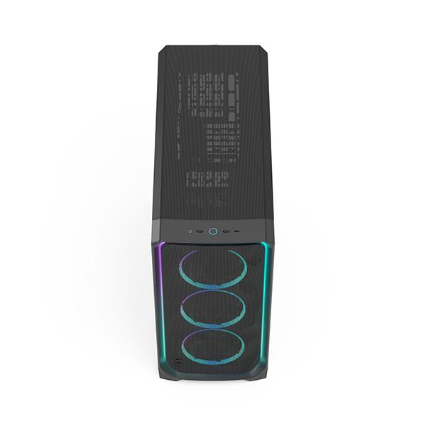 Fractal Design FD-C-MES3X-03 Meshify 3 XL Ambience Pro RGB Black TG Light Tint フルタワー型PCケース_5