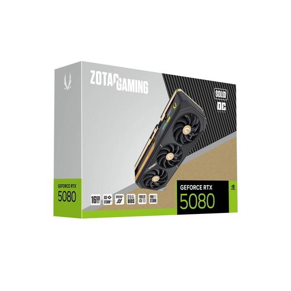 ZOTAC RTX5080SOLIDOC16G/ZT-B50800J-10P ブラック グラフィック ZOTAC RTX5080SOLIDOC16G/ZT-B50800J-10P ブラック グラフィック