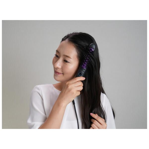▼YAMAN DAFNI DH1.6N　ブラシ型ヘアアイロン　ダフニ ヤーマン YA‐MAN（ヤーマン） DAFNI DAFNI nano DH1.6N パープル スタイリング