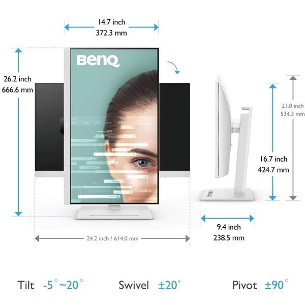 BenQ（ベンキュー） BENQ GW2790QT-JP ホワイト 27型 液晶ディスプレイ
