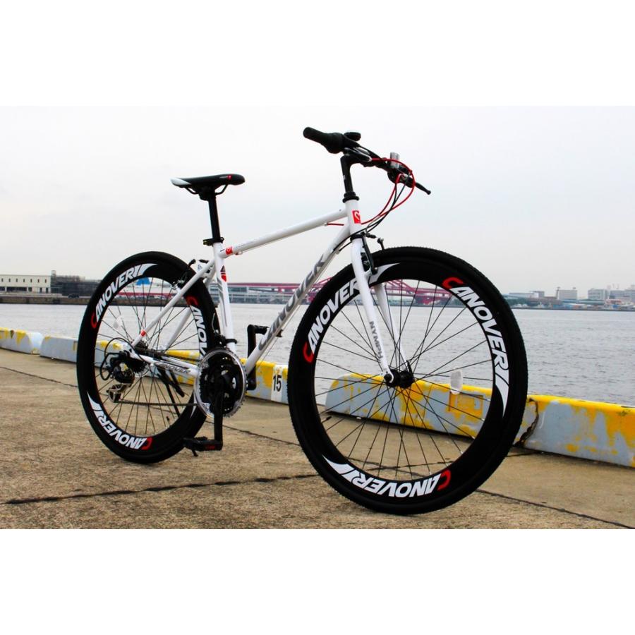 CANOVER CAC-025 NYMPH ホワイト ロードバイク (700x28C・21段変速