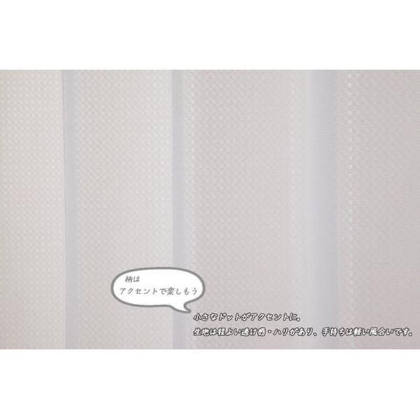 ユニベール（UNIVERS） レースカーテン クリア 100X133cm 2枚入