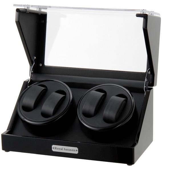 Royal hausen ロイヤルハウゼン ウォッチワインダー 4本巻 GC03-D102BB 