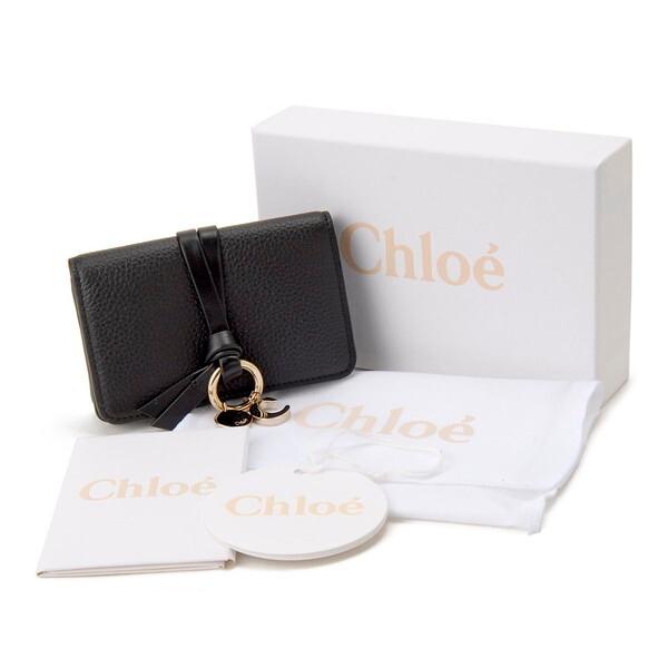 Chloe クロエ カードケース 名刺入れ ブラック 黒 Chloe クロエ カードケース 名刺入れ ブラック 黒