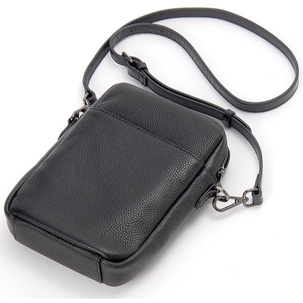 MONTE SPIGA（モンテスピガ） クロコ型押し牛革ショルダーバッグ