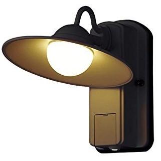 玄関照明　パナソニック　Panasonic　LEDポーチライト(電球色)　センサ機能　LGWC80246LE1