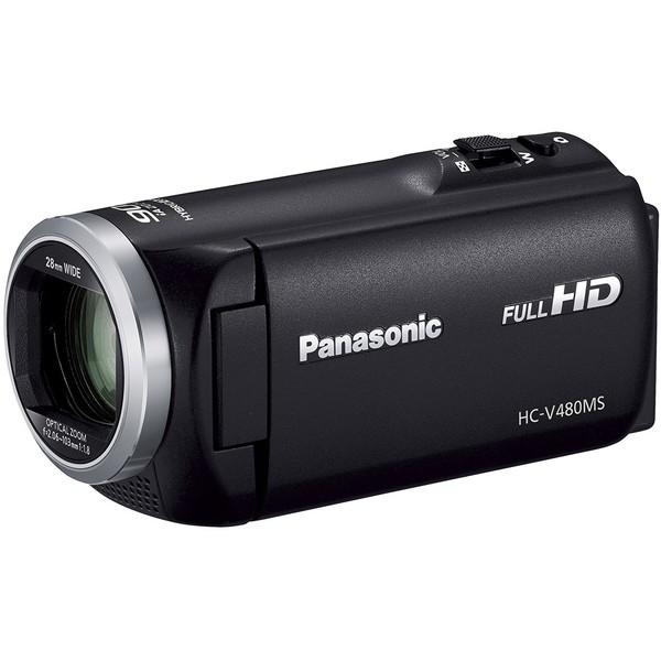 PANASONIC HC-V480MS-K ブラック SD対応 32GBメモリー内蔵フルハイビジョンビデオカメラ ビデオカメラ
