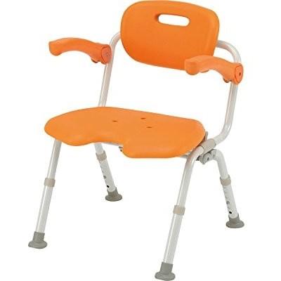 美品 Panasonic シャワーチェア PN-L 41621D オレンジ Panasonic（パナソニック） PANASONIC PN-L41621D シャワーチェア
