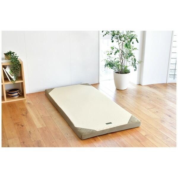西川 SUYARA マットレス プロファイル加工 凹凸 点で支える 圧縮梱包 140&times;200&times;9cm ダブル ゴールド