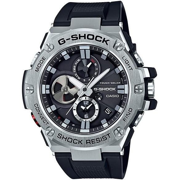 腕時計 時計 CASIO カシオ G-SHOCK メンズ GST-B100-1AJF Gショック GSHOCK ジーショック GST-B100 Series ソーラー充電 シルバー メタル 誕生日 プレゼント