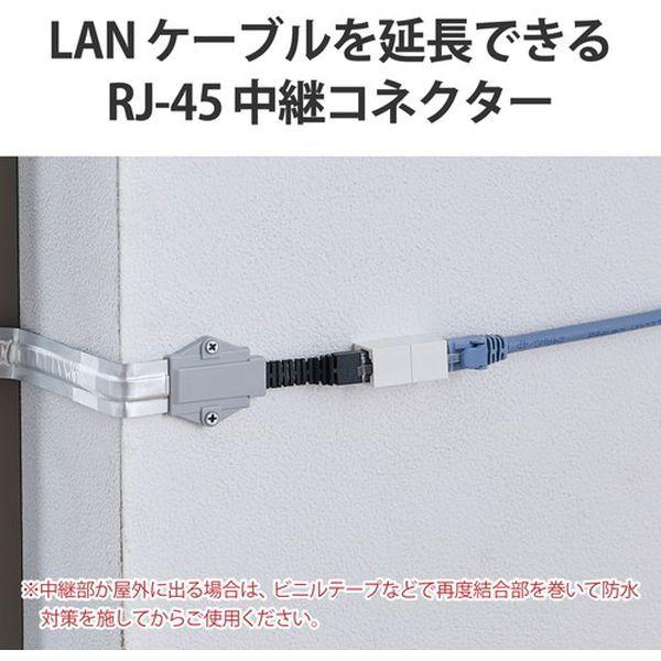 ELECOM（エレコム） LANケーブル延長コネクタ LD-VAPFR6A/SET CAT6A