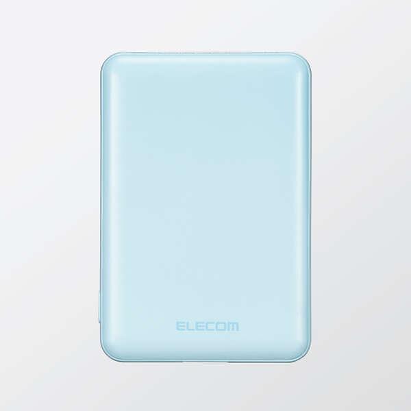 モバイルバッテリー ELECOM エレコム DE-C37-5000BU リチウムイオン電池 おまかせ充電対応 12W対応 USB-A出力1ポート Type-C入力5000mAh ブルー メーカー直送｜aprice｜03