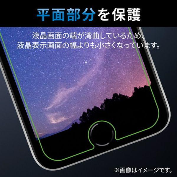 ELECOM PM-A22CFLGZ iPhone14 Pro ガラスフィルム 高透明 衝撃吸収 強化ガラス 表面硬度10H｜aprice｜06