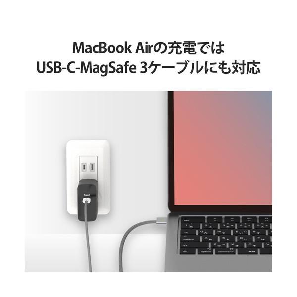 USB充電器 ELECOM エレコム ACDC-PD4570BK ノートパソコン 充電器 PD65W Type-C×2 小型 軽量 ブラック メーカー直送｜aprice｜06