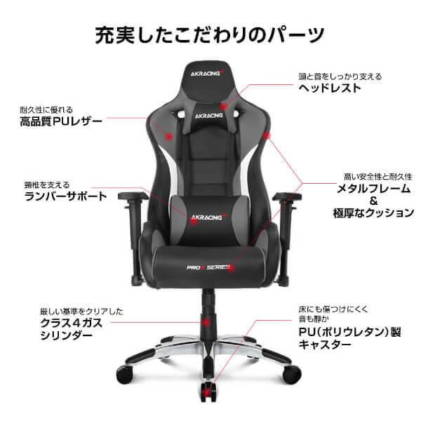 AKRacing ゲーミングチェア PRO-X/BLUE/V2 ブルー 青 正規販売店 オフィスチェア ハイエンドモデル_7