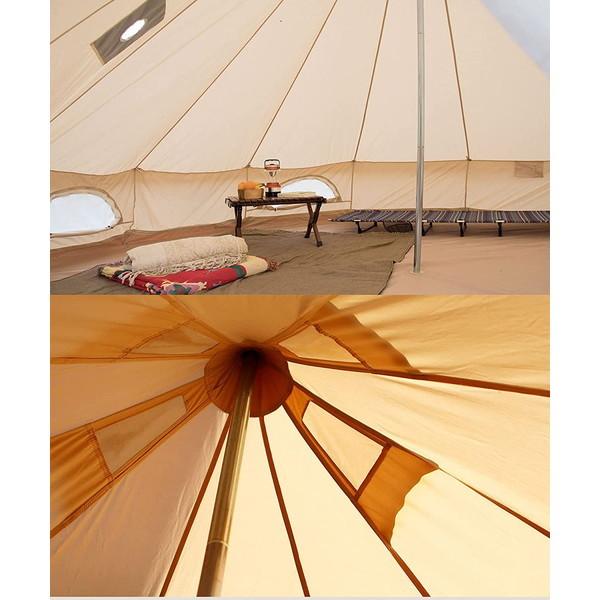 テント ワンポールテント アウトドア キャンプ 大型 ベル型 5人用 6人