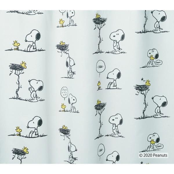 スミノエ　カーテン　アイボリー　2枚 スミノエ P1021 カーテン アイボリー 100×135cm PEANUTS スヌーピー