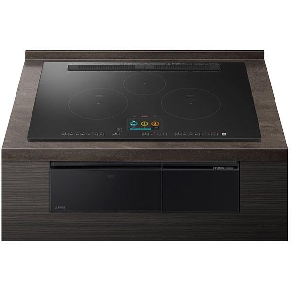 日立（HITACHI） IH クッキングヒーター ビルトイン IH3口 幅
