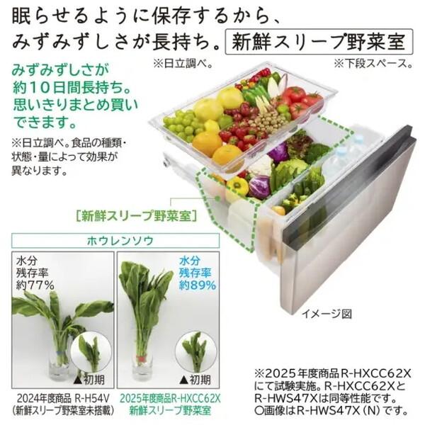 日立（HITACHI） 冷蔵庫 二人暮らし 470L 400L 大容量 左開き HITACHI