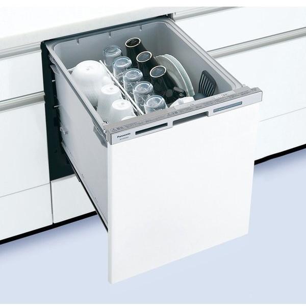 食洗機 食器洗浄機 食器乾燥機 食器洗い乾燥機 パナソニック PANASONIC NP-45MD9W シルバー ビルトイン 引き出し式 6人用 Panasonic（パナソニック） ビルトイン食器洗い乾燥機 Panasonic NP
