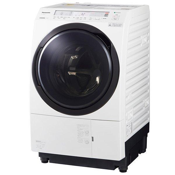 PANASONIC NA-VX800BL-W クリスタルホワイト ななめ型ドラム式洗濯乾燥 