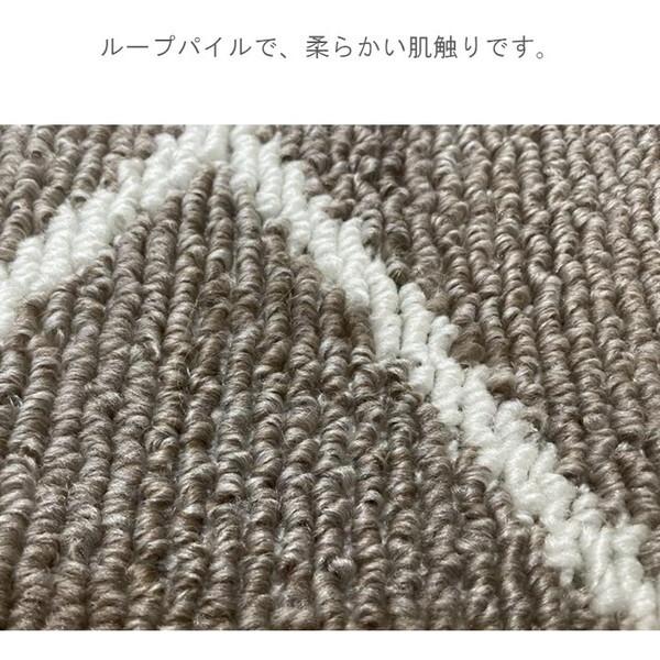 イケヒコ・コーポレーション 1341530132403 敷物 ラグ(ボンディングラグ) ラエル GY 180×220cm メーカー直送_3