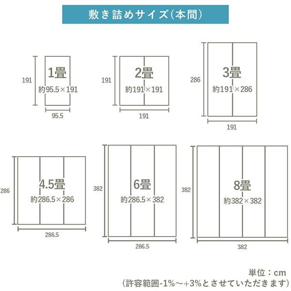 イケヒコ・コーポレーション 1051640000000 ラグ 長方形 い草 日本製 市松柄 オールシーズン 消臭 約3畳 約191×250cm ホットカーペット 床暖房 メーカー直送