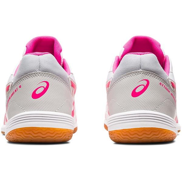 ASICS（アシックス） 卓球シューズ ATTACK HYPERBEAT 4 WHITE/PINK GLO