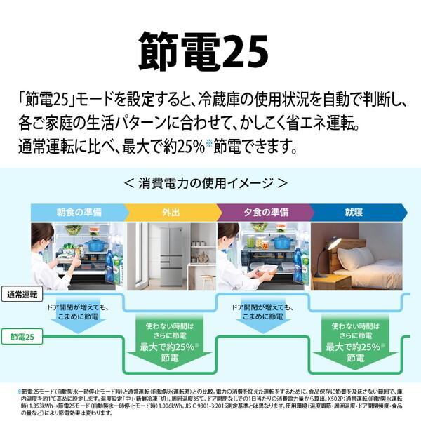 SHARP（シャープ） 冷蔵庫 500L以上 二人暮らし 502L 観音開き