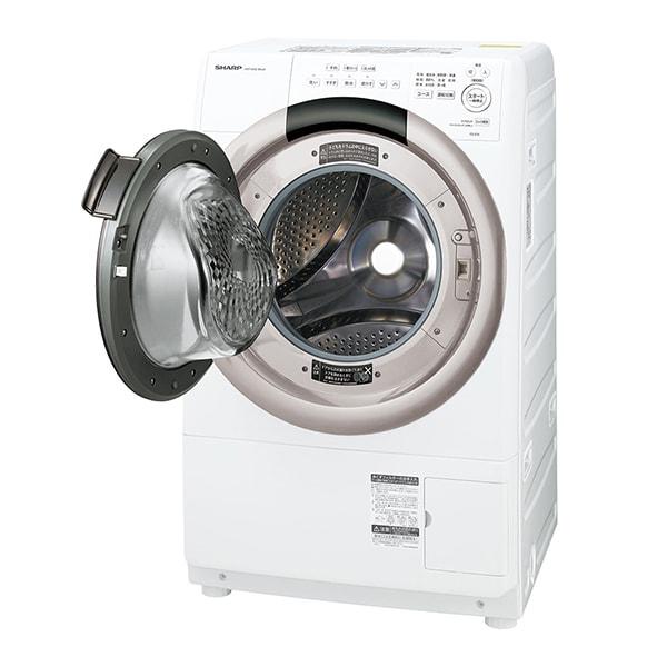 SHARP（シャープ） 洗濯機 ドラム式 7kg ドラム式洗濯乾燥機 ES-S7K-CL 