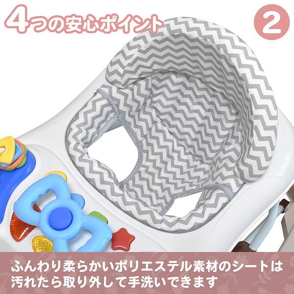JTC てくてくウォーカーブラウン 歩行器 (7ヶ月〜15ヶ月頃まで) 保証