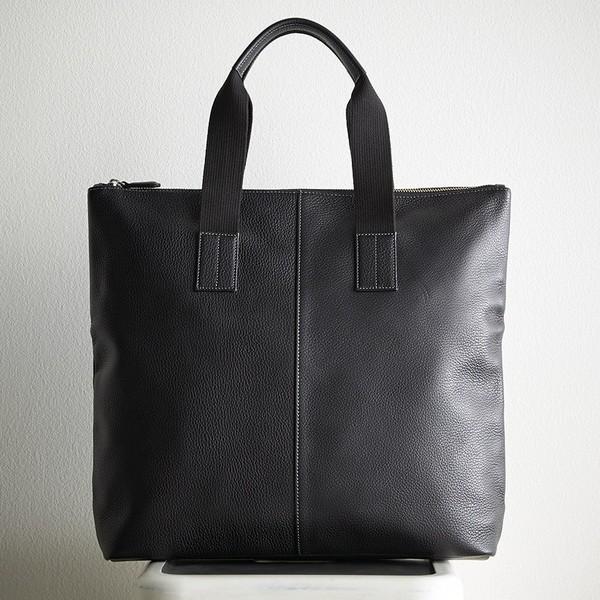 高質で安価 B1103 301b 良品工房 日本製牛革手作りメンズトートバッグ ブラック メーカー直送 格安人気 Homeofmalones Com