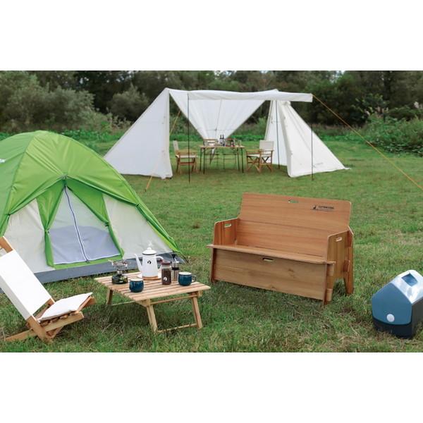 MK-7787NA 木製ピクニックテーブル ナチュラル NA パラソル別売り 楽天