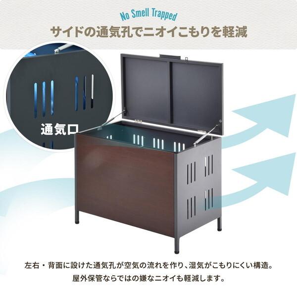 B.Bファニシング ONGS0396KIDGY ダークグレー Lucre 屋外ゴミ収納庫 (Mサイズ) メーカー直送