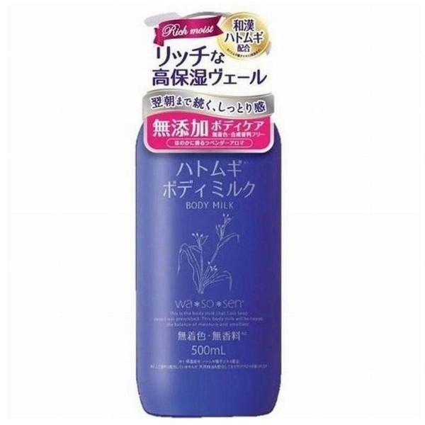 OKAINTER wa*so*sen ワソウセン ハトムギ ボディミルク 500mL OKAINTER wa*so*sen ワソウセン ハトムギ ボディミルク 500mL