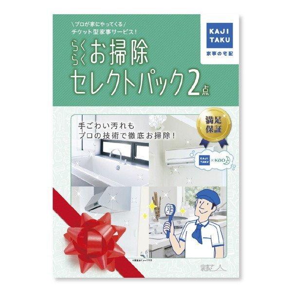 カジタク らくらくお掃除セレクトパック2点 掃除 代行 ハウス