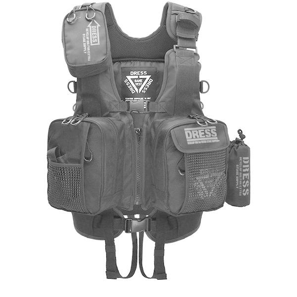 DRESS フローティングゲームベスト ブラック の商品画像