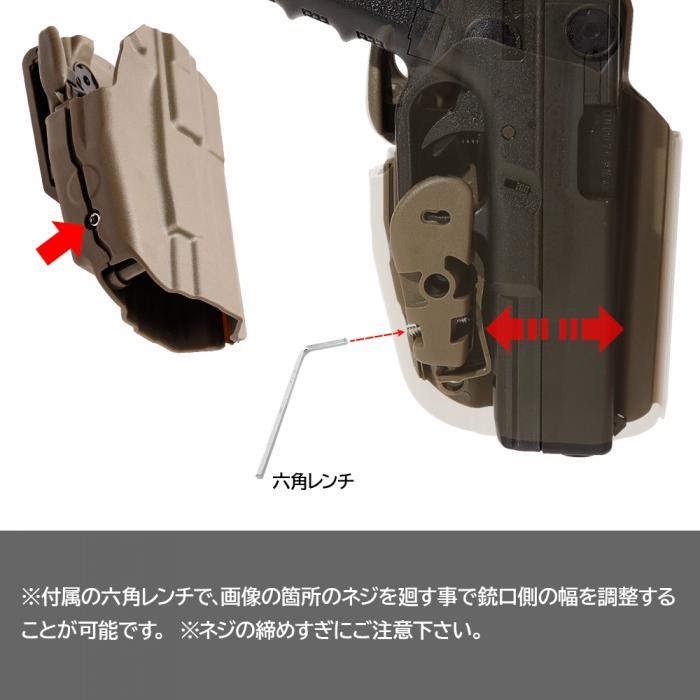 LayLax マルチフィットコンパクトホルスターブラック L : XPRICE Yahoo