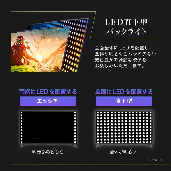 テレビ 43型 液晶テレビ マクスゼン MAXZEN 43インチ TV 東芝ボード内蔵 新モデル フルハイビジョン 裏録画 外付けHDD録画機能 ダブルチューナー J43CH06 新生活｜aprice｜09