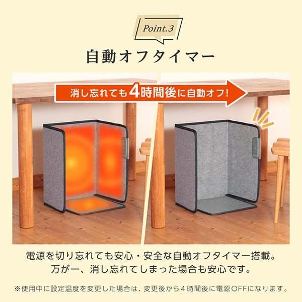 パネルヒーター 4点セット 値引き中 MAXZEN（マクスゼン） パネルヒーター MAXZEN MPH-MT01 折り畳み式