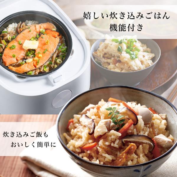 MAXZEN（マクスゼン） 炊飯器 4合炊き 一人暮らし用 マイコン式 MRC