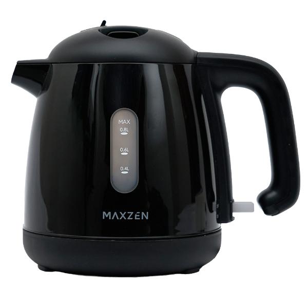 MAXZEN（マクスゼン） 電気ケトル MAXZEN MKT08SR02-BK ブラック