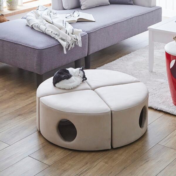 後藤家具物産 PSO-1358-2 Pets are family ペットスツール メーカー直送_2